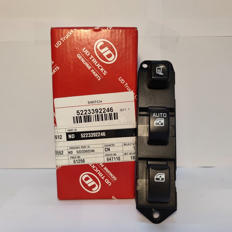 CÔNG TẮC NÂNG HẠ KÍNH, BÊN TRÁI (DÙNG CHUNG)